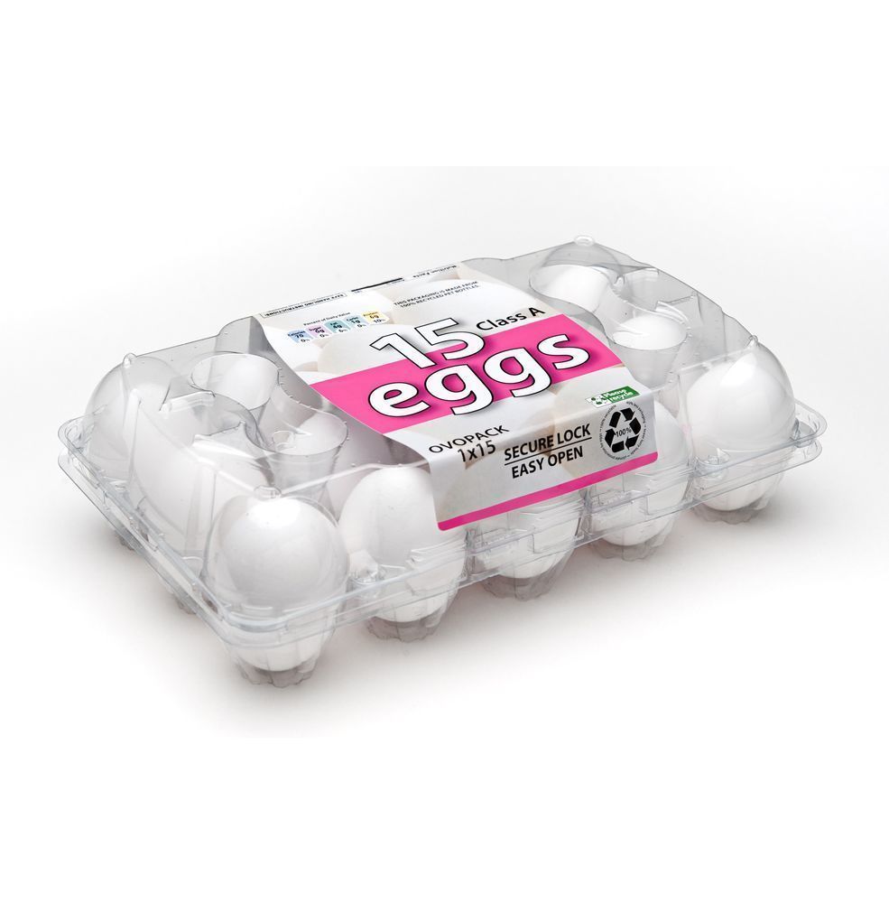 OVOPACK 1x15 R-PET without label