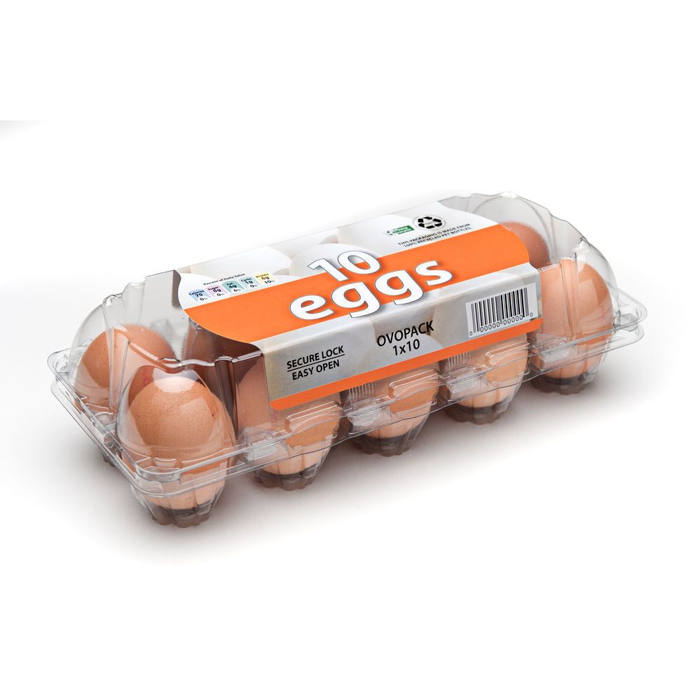 OVOPACK 1x10 R-PET without label OVOPACK 1x10 R-PET without label