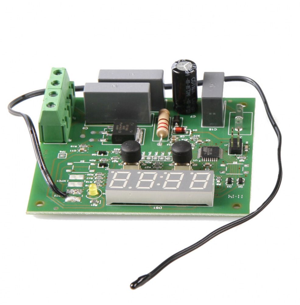Electronic card with display for ET49 incubator