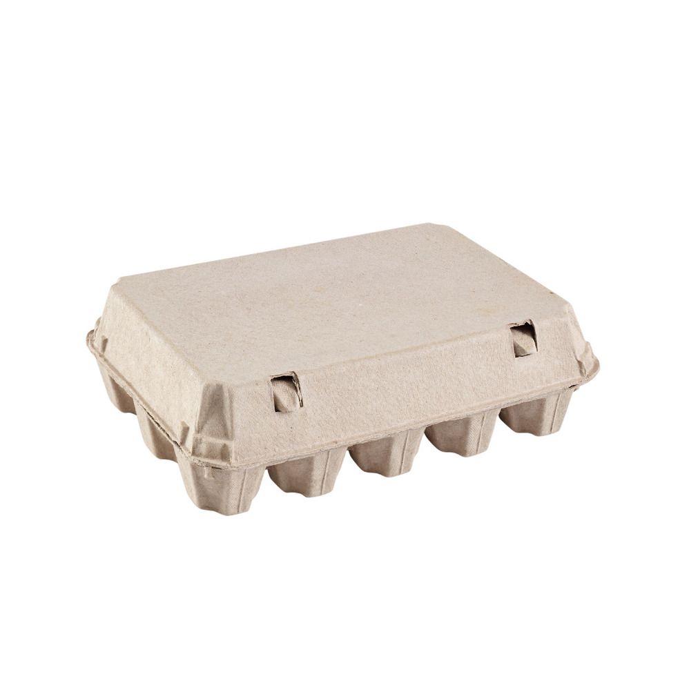 Egg carton 1x15 grey