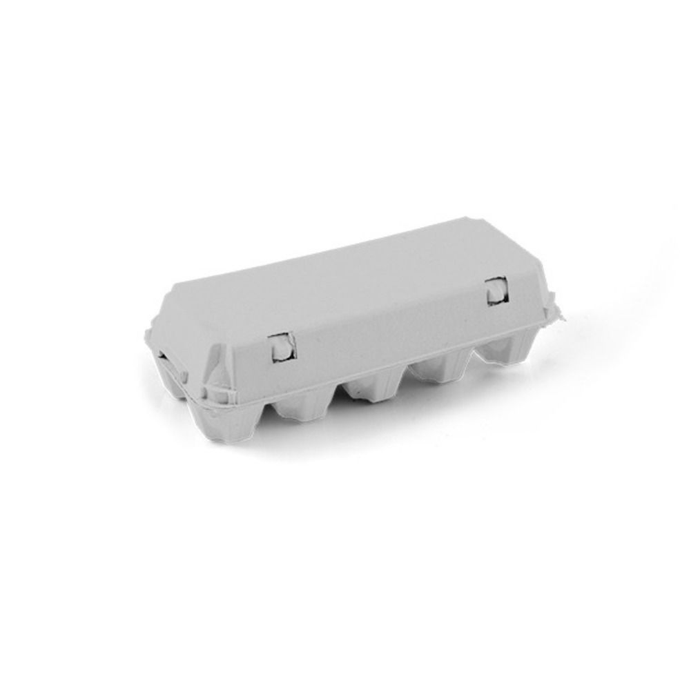 Egg carton 1x10 grey