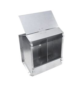 Διπλή γαλβανιζέ ταΐστρα για...